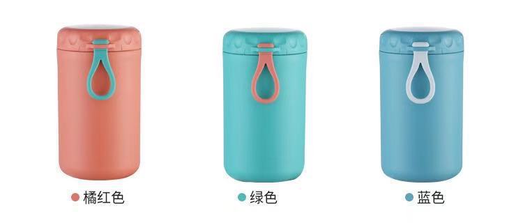 304不锈钢保温汤杯 学生上班族大容量pp塑料早餐杯牛奶杯带盖粥杯详情12