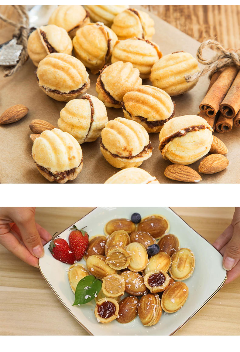 Cross-border sokany711 cake machine, griddle, household pancake machine, nut-shaped cake machine pic 5