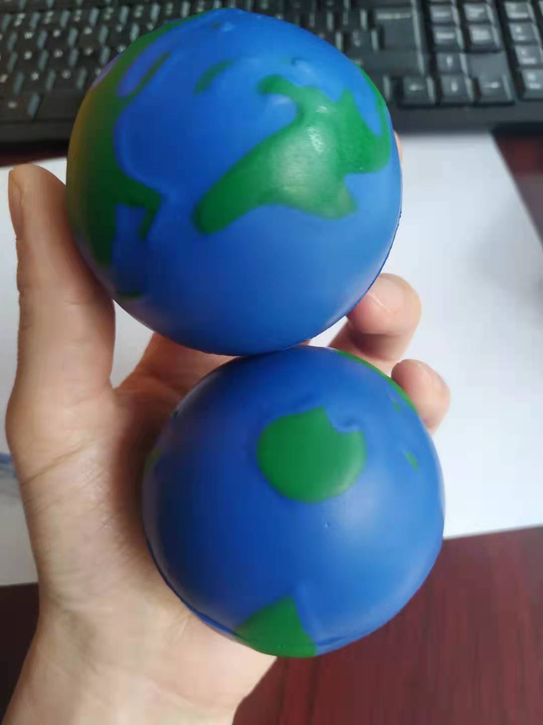 Factory direct sales of color PU foam float keychains with printed logos, water oval-shaped sponge float pendants pic 16