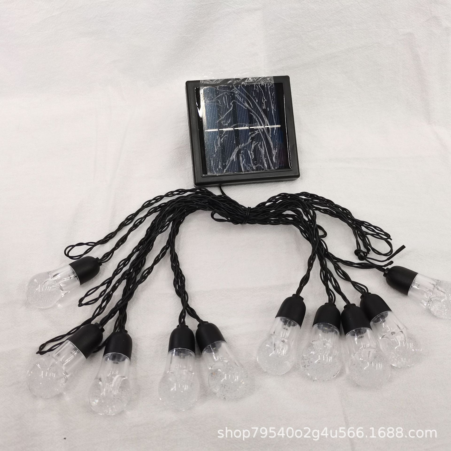 Multi-head solar ball lamps for outdoor courtyard and garden decoration, creative LED ambient light strings, waterproof 6 meters, 2.5V pic 6