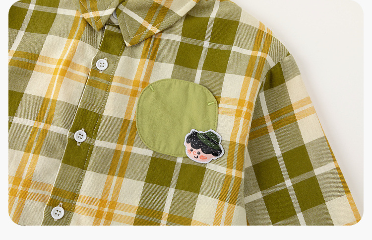 【春日出游穿搭】嘟嘟家男童长袖衬衫春装女童衬衣春季宝宝衣服潮详情27