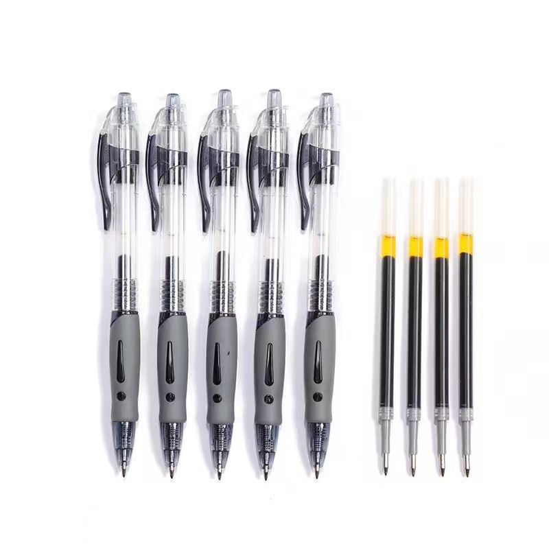 Office stationery: neutral, straight, liquid, ballpoint pen, red, black, blue, carbon pen, special practice pen, signature pic 1