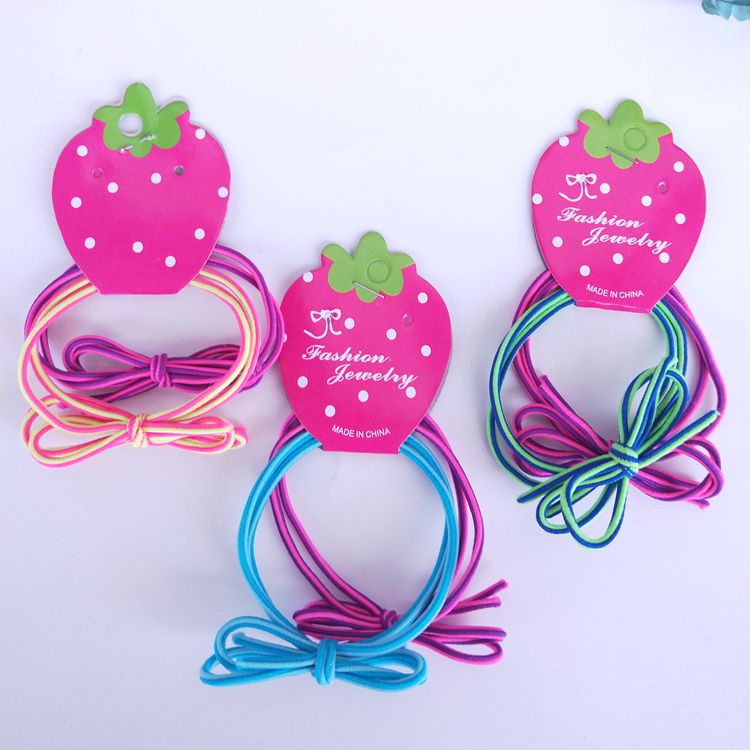 Rubber bands, colored ropes, hair ties, clips, 2 rubber bands, hair ties, 2 yuan, rubber bands, 1 yuan, 2 yuan, accessories wholesale pic 5