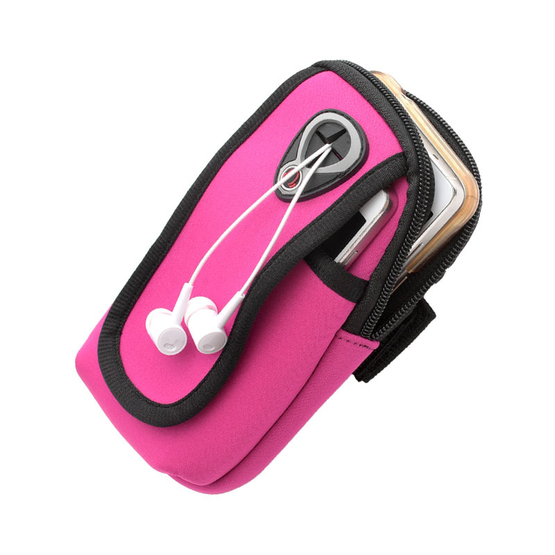 New sports running waist bag for men and women, outdoor running equipment, elastic, waterproof, reflective phone bag, close-fitting small waist bag pic 8