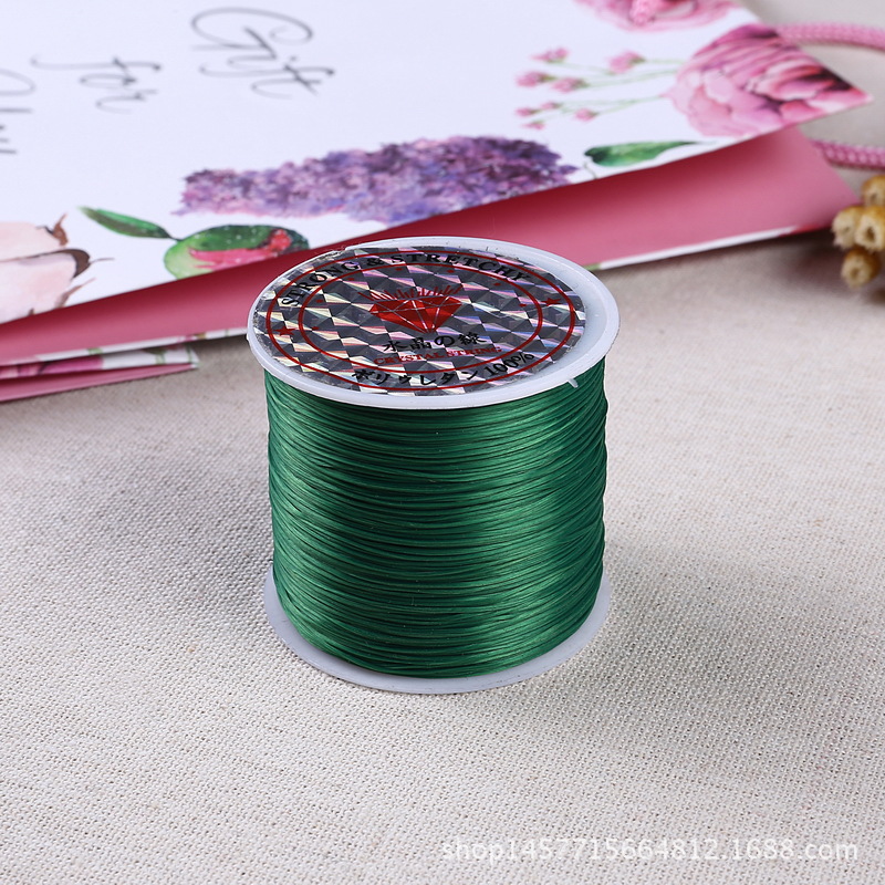 扁形水晶线佛珠弹力线松紧线diy手工编织手链串珠线绳子详情17