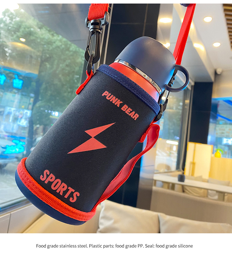 Punk Bear brand large-capacity 316 insulated flasks, 1L large water cups, portable outdoor water bottles, insulated cups wholesale pic 26