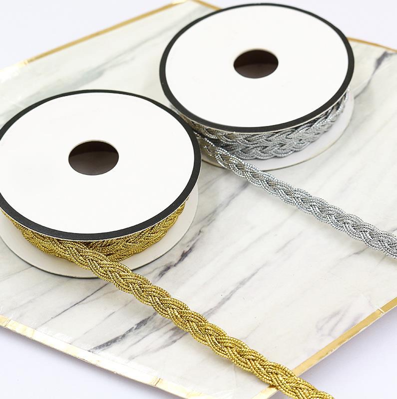 8mm, 13mm braided lace webbing, diy handmade hats, clothing headbands, twisted fabric clothing accessories pic 2