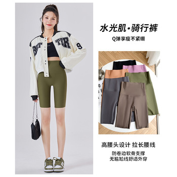 云感薄款鲨鱼裤女外穿春夏收腹提臀芭比裤高腰健身瑜伽打底紧身裤详情9