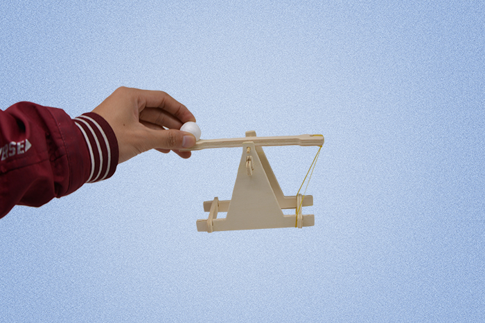 Wooden trebuchet, a small technological invention, diy material for throwing balls, ancient trebuchet, siege trebuchet pic 7