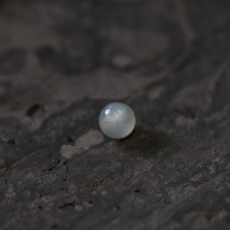 DIY Hetian jade accessories: round beads, loose beads, Qinghai material 108 Buddhist prayer beads, Hetian jade long chain accessories, crystal ornaments pic 4