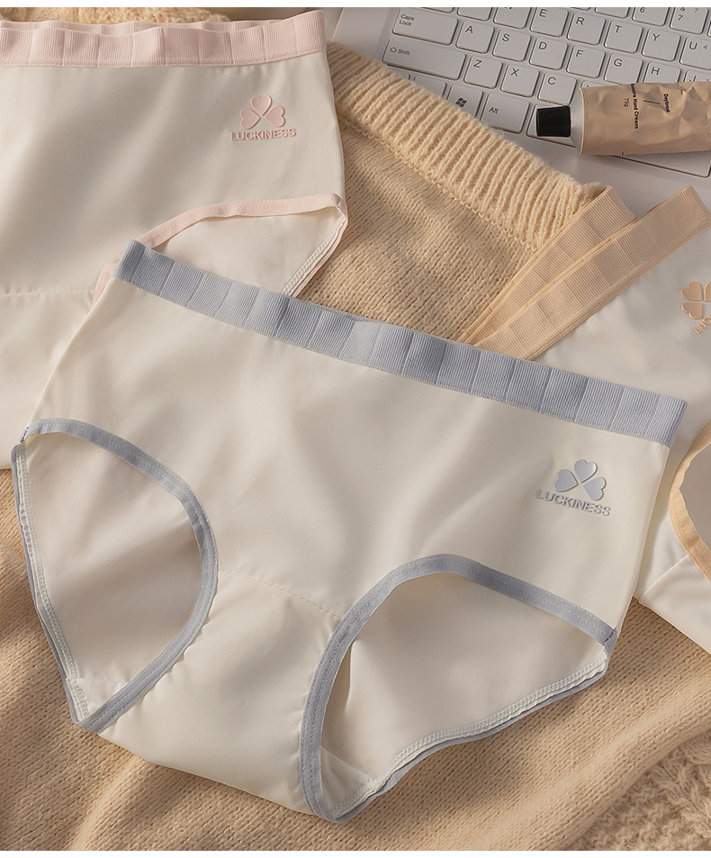 元集/冰丝内裤女中腰无痕透气三角裤聚乳酸抑菌底档贴身无感内裤详情36
