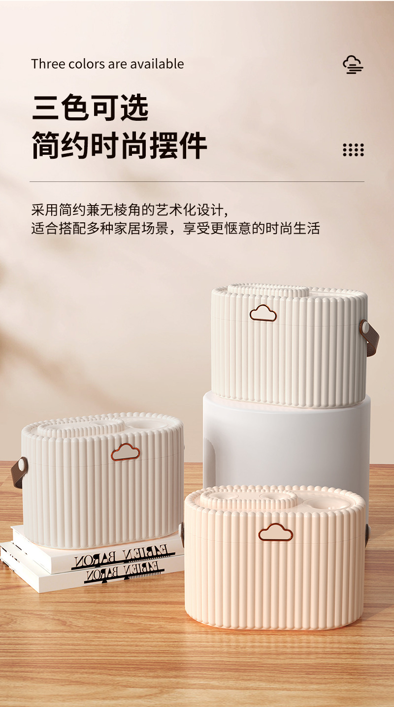 新款2L大容量双喷加湿器办公室桌面家用静音usb香薰加湿器厂家详情15