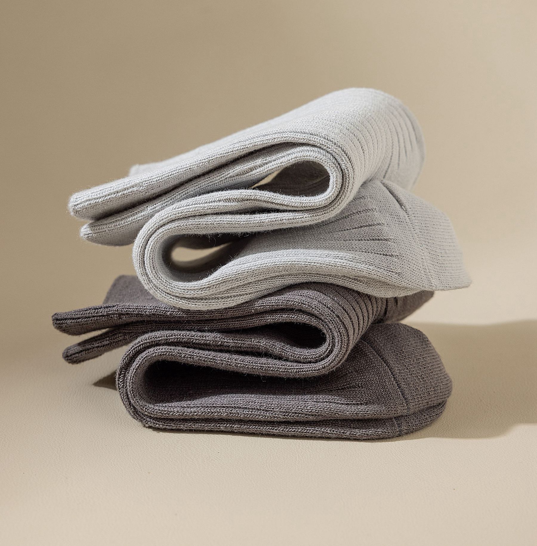 袜子男秋冬季中筒袜男士纯棉长袜日系纯色商务风百棉透气吸汗男袜详情16