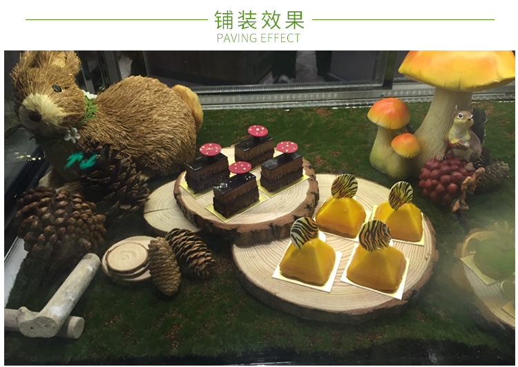 植物墙仿真苔藓绿色假苔藓青苔微景观盆景造景装饰材料草坪草皮详情3
