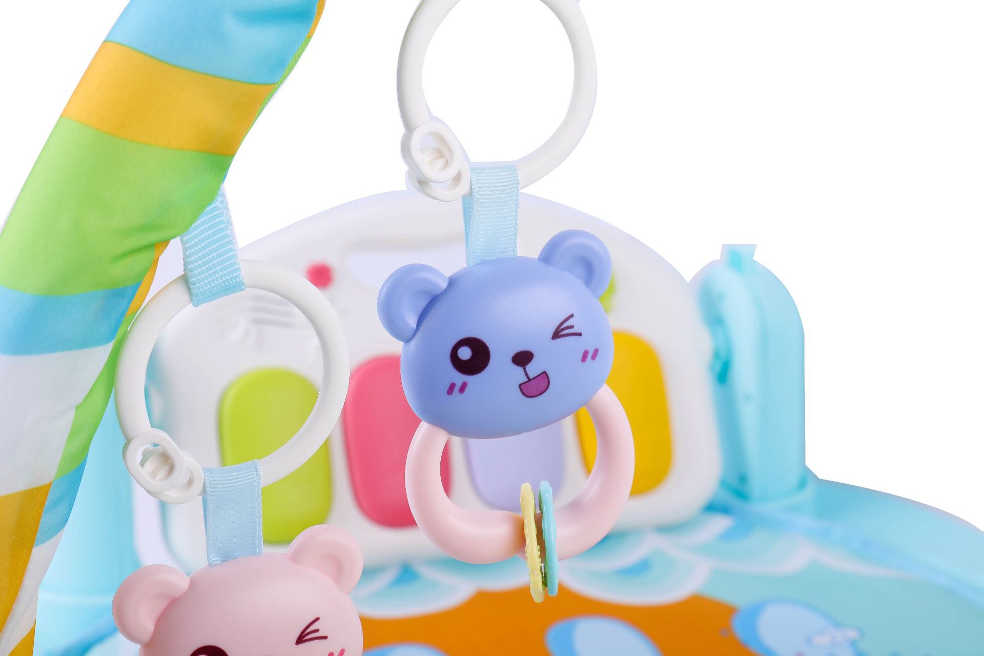 跨境婴儿脚踏琴 健身架 带话筒可连接手机游戏垫 游戏床详情12