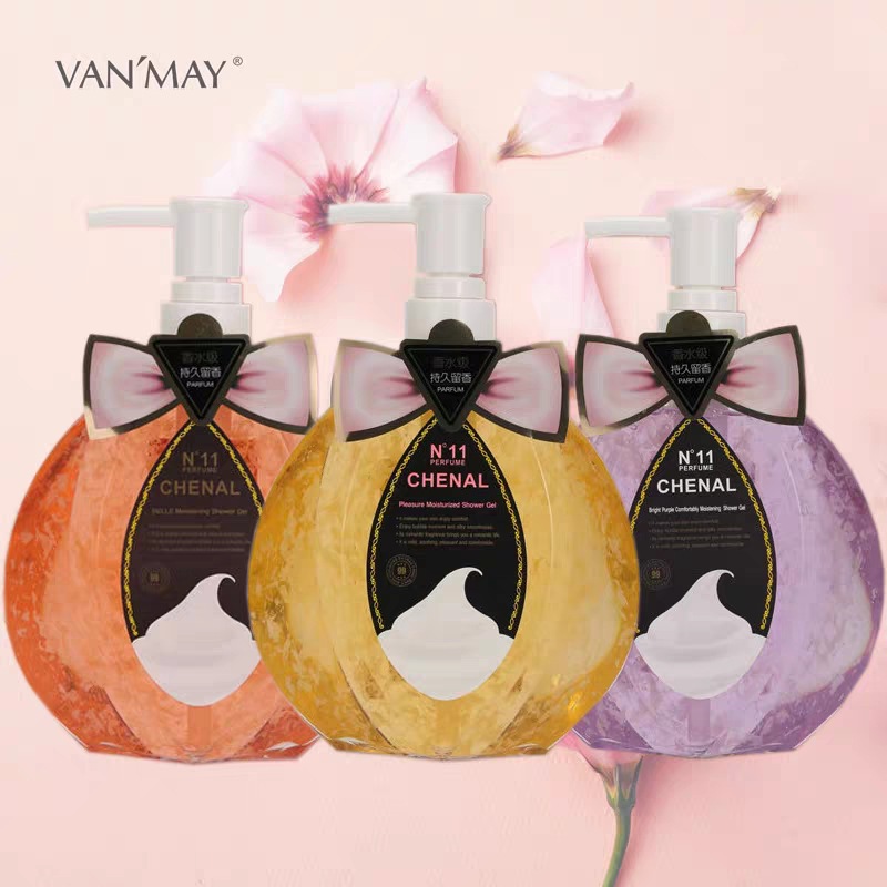 万千美玫瑰香水家庭装大容量沐浴露淡雅香水型娇蕊花瓣沐浴露批发详情1