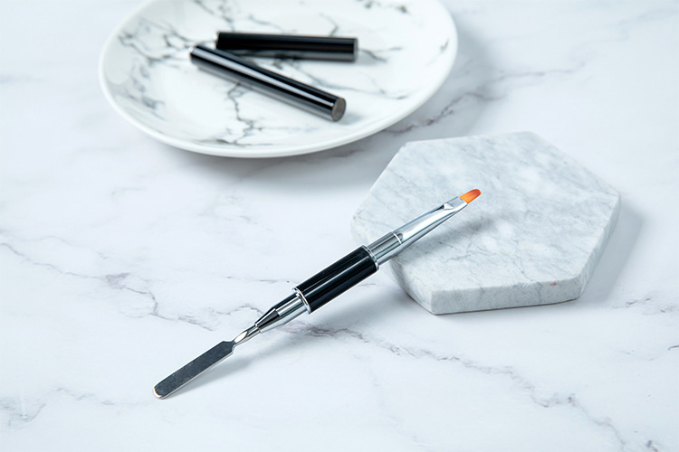 Dual-purpose nail art phototherapy pen, steel push gel, stirring rod, multi-functional nail art pen, crystal gel pen, color mixing rod, embossing shanilak pic 10