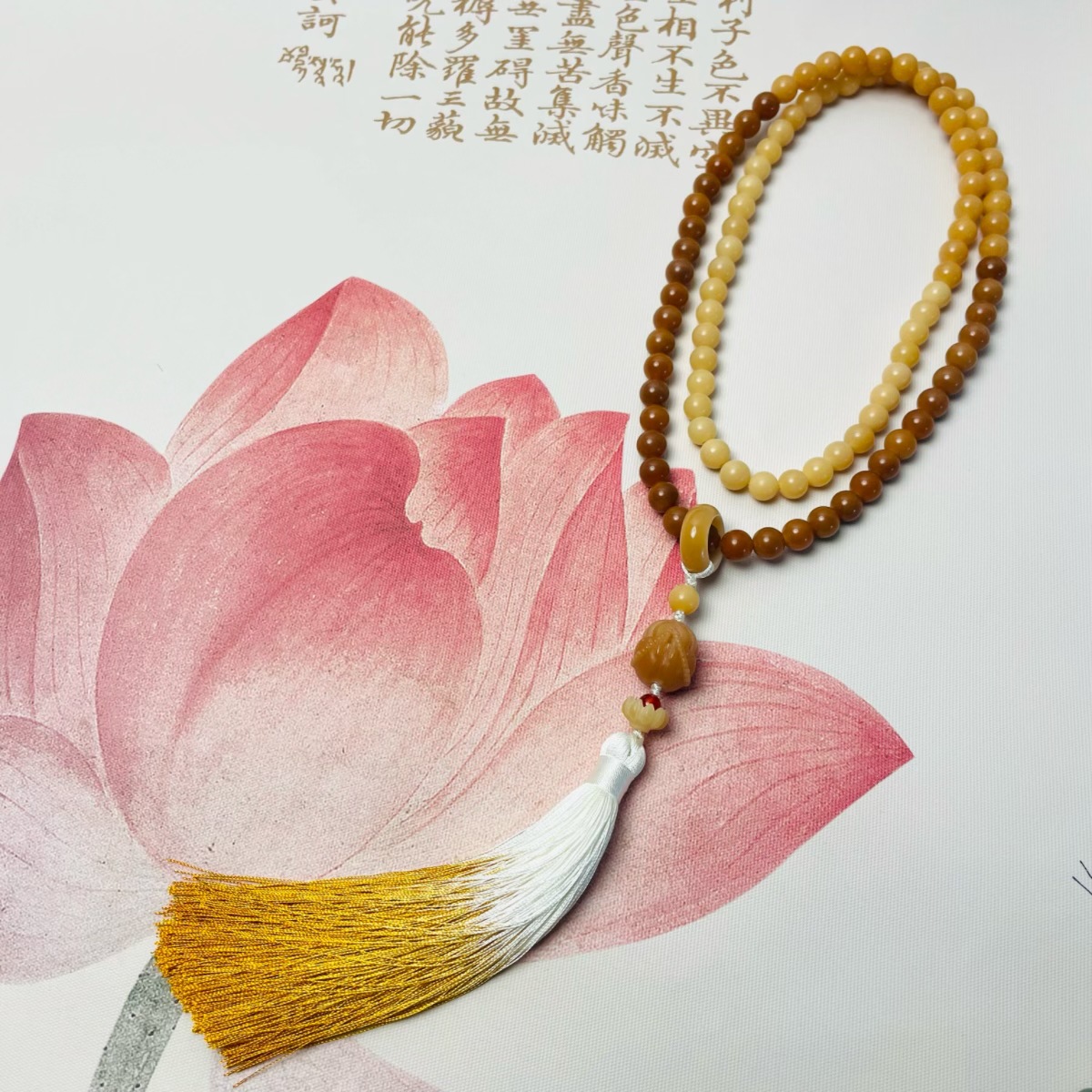 Qingmang Dunhuang Bodhi Root Bracelet, Handmade diy Buddhist prayer beads, prayer beads, necklace, bracelet, fine New Chinese-style jewelry wholesale pic 13