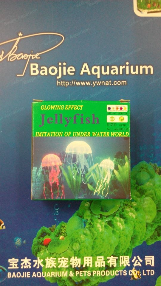 Plastic resin artificial rockery, aquarium, fish tank landscaping, soft Marine life simulation, jellyfish, plastic jellyfish fake pic 24