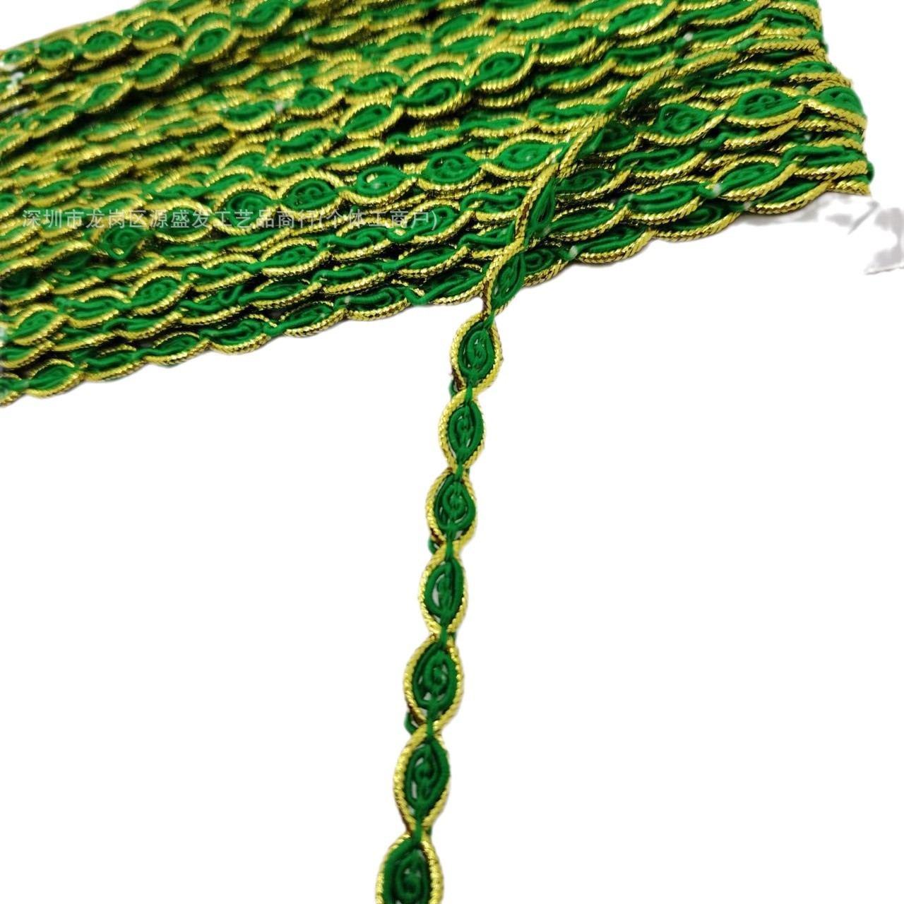 现货经典涤纶金银丝人字织带蜈蚣花边diy民族圣诞家居服装辅料详情10