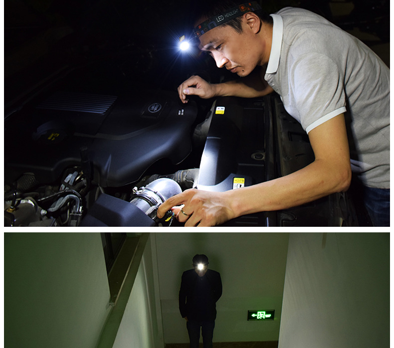 Amazon COB headlamp with strong light, super bright cap lamp, multi-functional rechargeable night fishing cap lamp pic 16