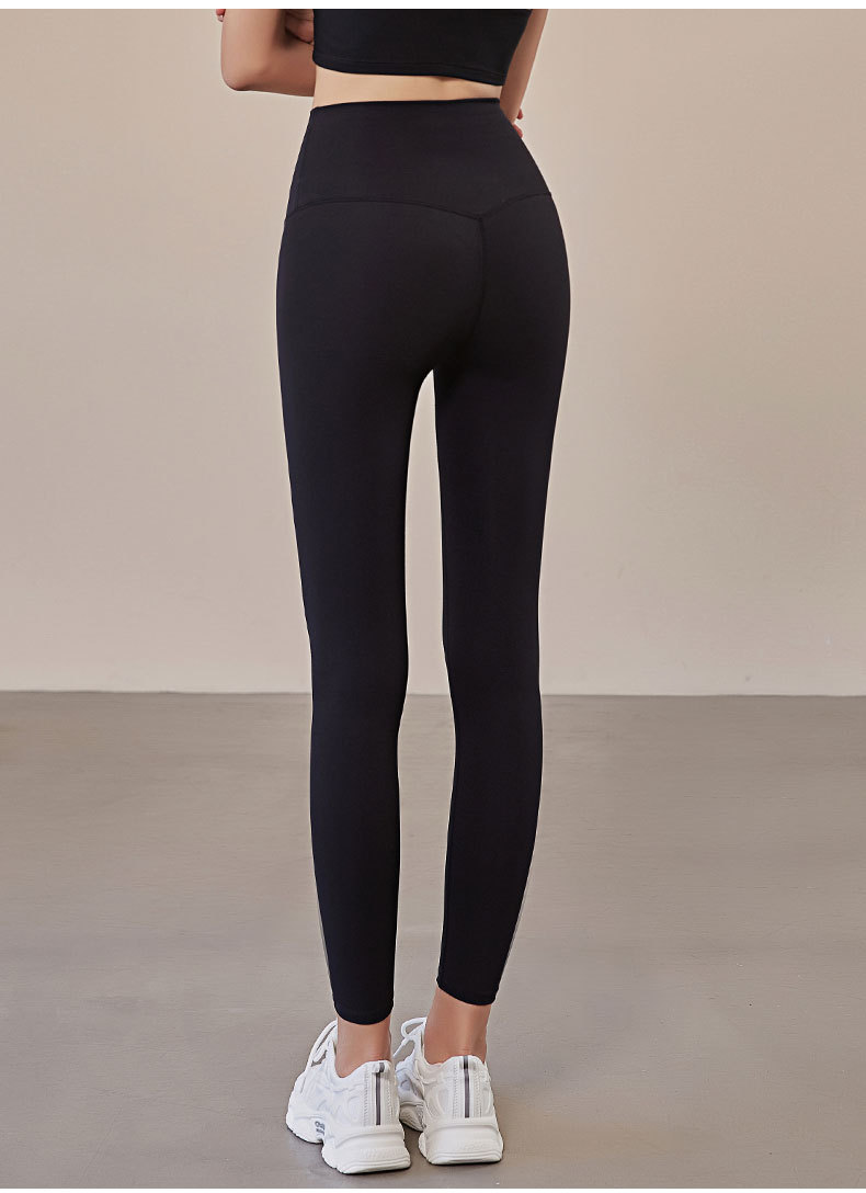 lulu瑜伽裤磨毛高腰提臀女夏外穿紧身运动跑步蜜桃臀裸感健身裤秋详情42