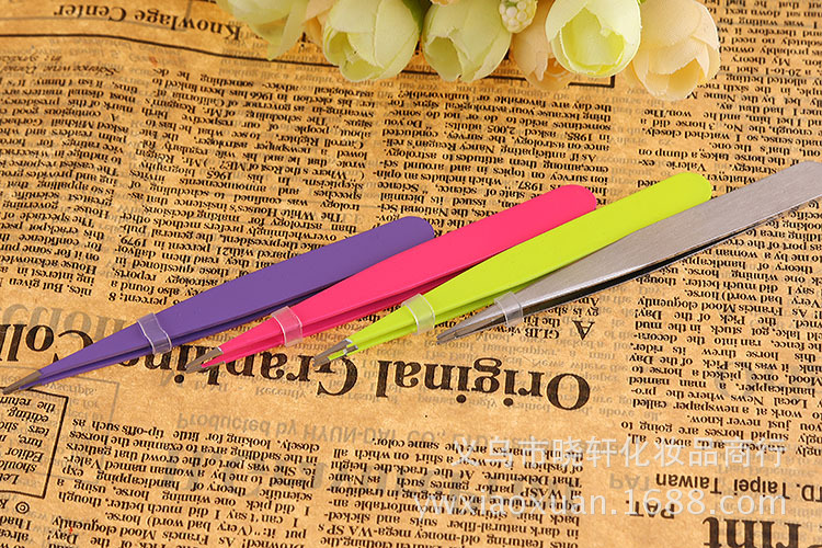 Stainless steel eyebrow clips, false eyelash tweezers, clips, auxiliary tools, slanted eyebrow shaping and beauty tools pic 19