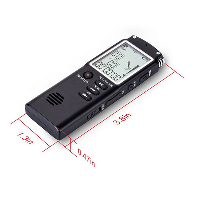 Stock T60 digital voice recorder, smart voice control recording, MP3 player, external playback function voice recorder pic 5