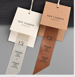 吊牌定做亮黑卡高档服装吊牌挂牌订做特种纸镂空吊牌衣服标签定制详情2