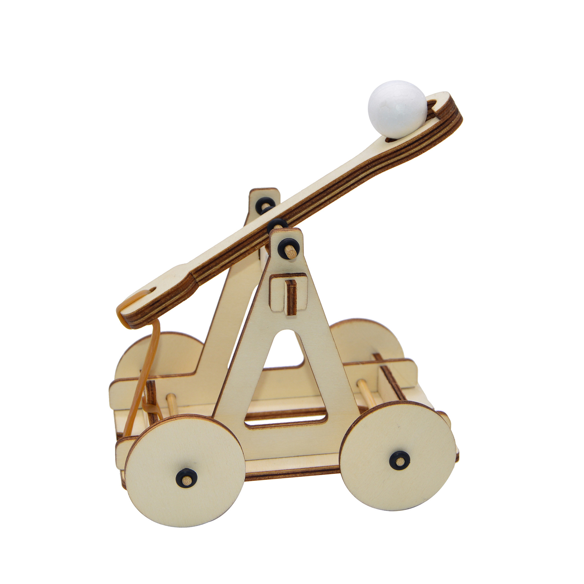 Xing profesor niños tecnología inventos tecnología fabricación STEM laboratorio estructura de almacenamiento de energía diy catapulta pic 11