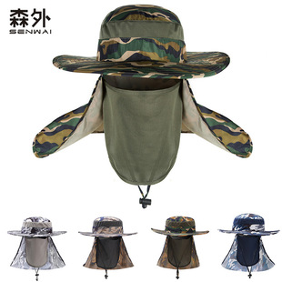 夏季男女登山帽防晒速干帽遮阳时尚户外骑行护颈帽防风沙钓鱼帽女详情20