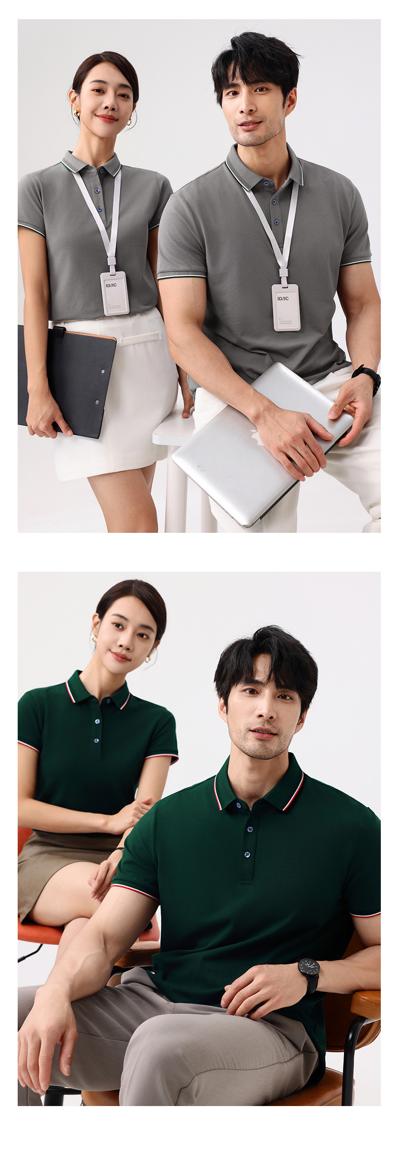 【源头工厂店】短袖POLO衫商务休闲上衣潮T恤海岛棉男装批发现货详情7