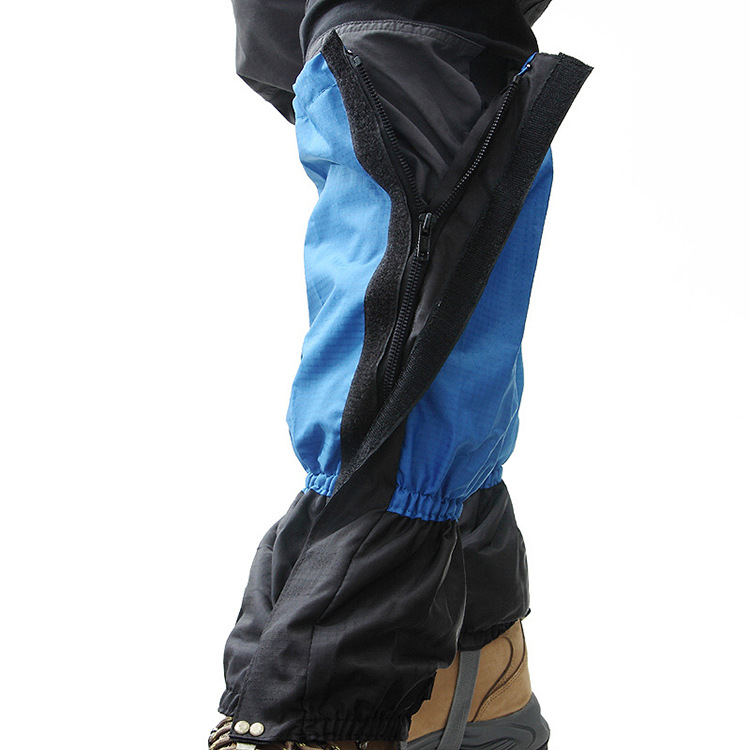 户外雪套登山滑雪用品徒步防沙鞋套男女儿童护脚套腿套详情17