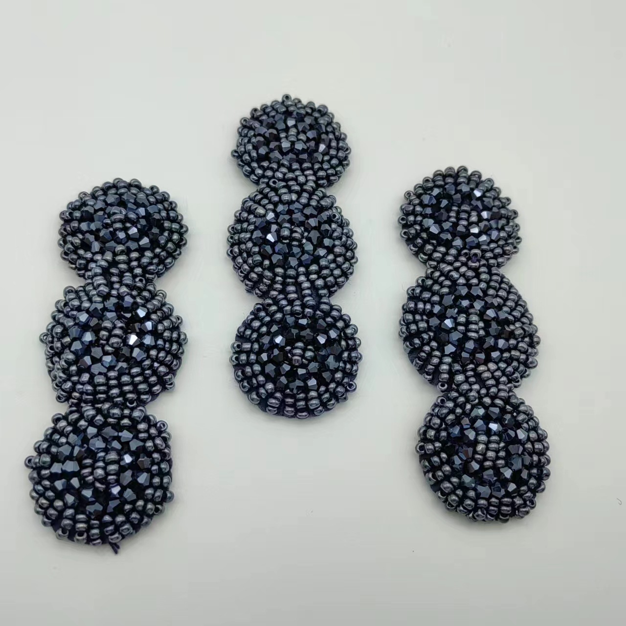 跨境手缝珠子鞋配件几何圆形民族风鞋帽diy配饰手工服装辅料现货详情5