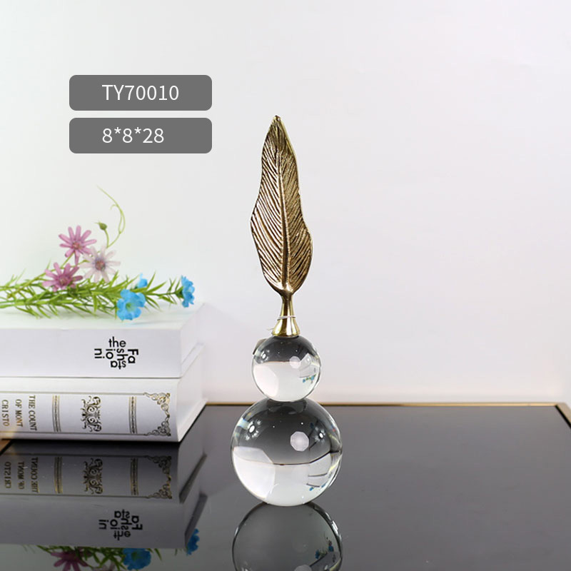 Housewarming gift creative home, crystal gourd art display, TV cabinet, living room decoration, modern light luxury handicrafts pic 23