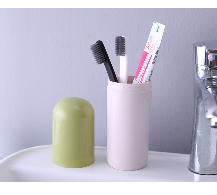 Travel toothbrush box, creative toothbrush box, toothbrush holder, portable toothbrush box with cover pic 6