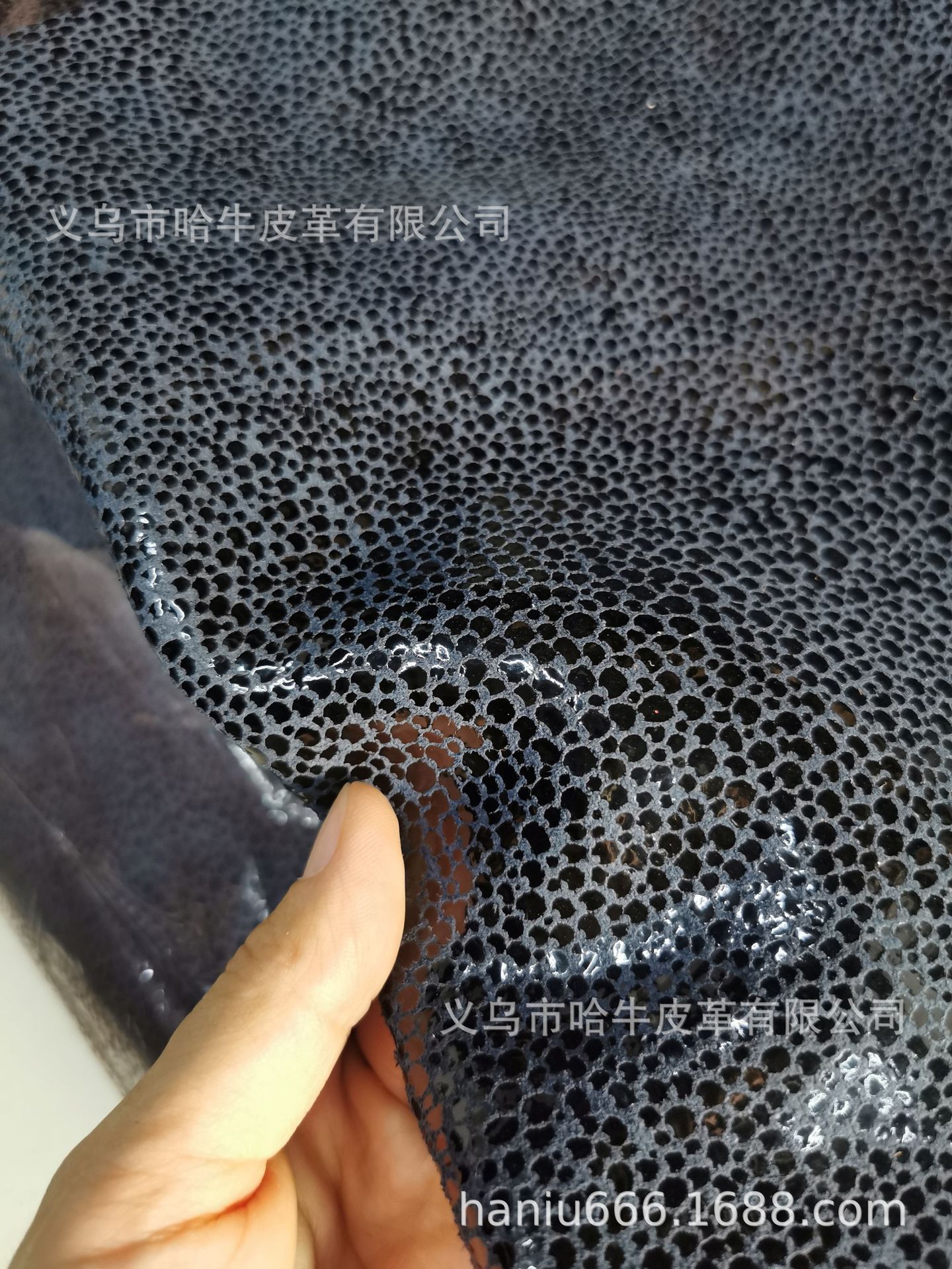 Hainiu genuine leather cowhide film can be custom-made in various colors, including small spot patterns, leopard patterns, cow patterns and thicknesses pic 7