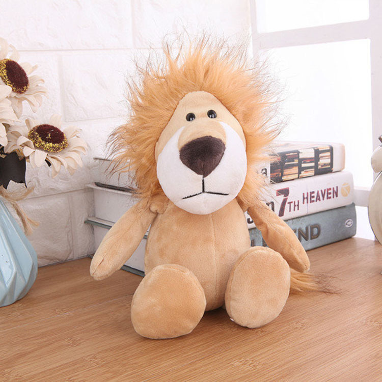 森林动物公仔狮子大象老虎猴子鹿毛绒玩具儿童布娃娃玩偶跨境批发详情20