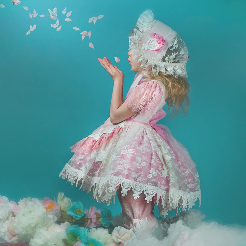 女童洛丽塔连衣裙定制童装小批量贴牌服装来图生产童裙加工定做详情6