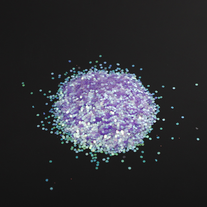 1/24 Iridescent Seven-Color Golden Onion Powder, Dazzling Glitter Powder, 1kg package, 1mm Seven-color Laser Powder, Nail sequins, High Gloss, waterproof pic 14