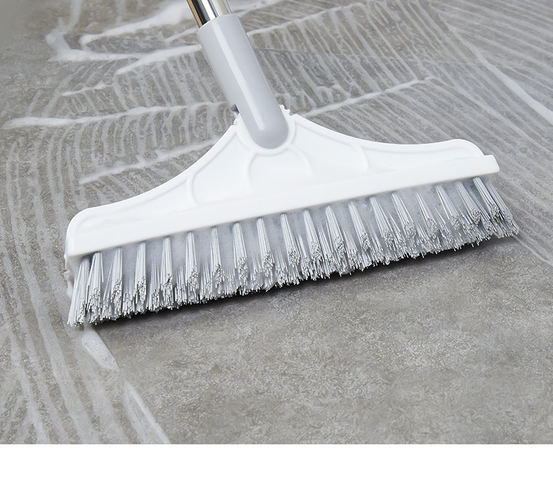 Hard bristle floor brush, floor crack brush, bathroom wash, corner and toilet tile brush, crack cleaning brush, glass scraper brush, broom pic 32