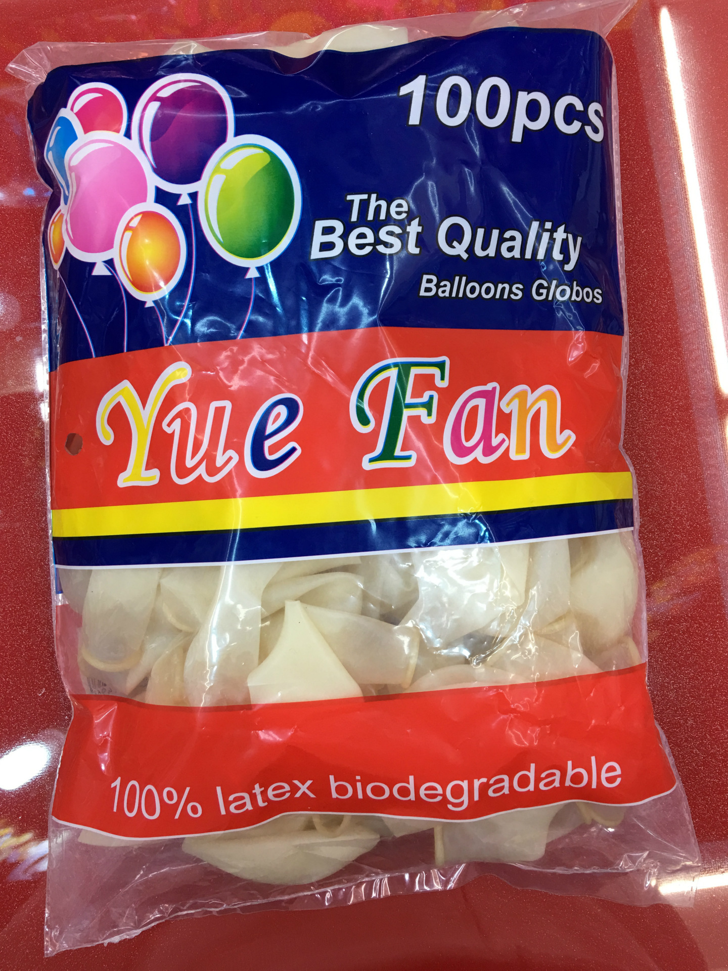 【 yuefan】 Factory direct sales of 12-inch 2.5-gram transparent thickened round balls, crystal white transparent balls pic 3