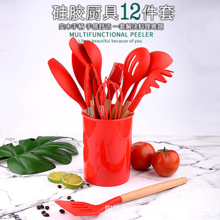 硅胶玉子烧锅铲硅胶锅铲84克厚款煎蛋铲披萨铲不粘锅硅胶厨具详情8
