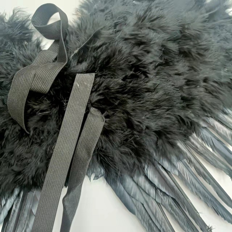 Disfraces plumas de navidad alas de ángel halloween decoración del día del fantasma 1 de junio escenario infantil disfraces accesorios pic 7