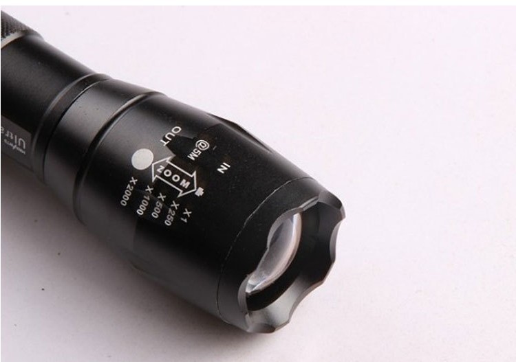 热卖爆款+厂家直销XML-T6/U2 L2伸缩变焦迷你强光充电手电筒 pic 28