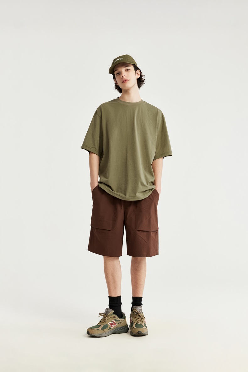 INF男装|150g立体剪裁T恤2024春夏新品宽松潮牌圆领短袖上衣详情14