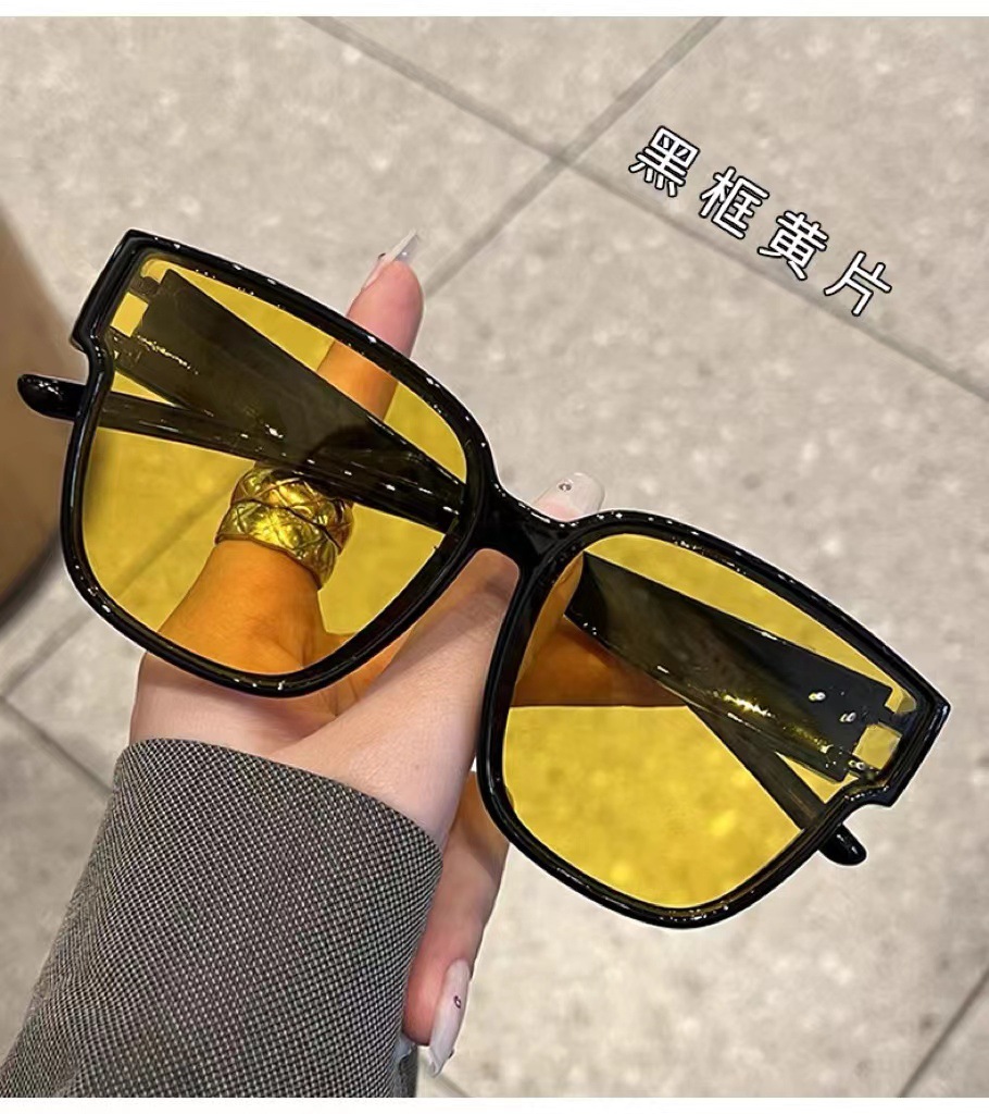 近视套镜便携二合一墨镜防紫外线开车遮阳方框两用太阳镜一件代发详情11