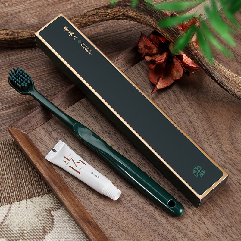 民宿酒店一次性洗漱用品旅行便携套装家用待客软毛牙刷牙具批发详情8