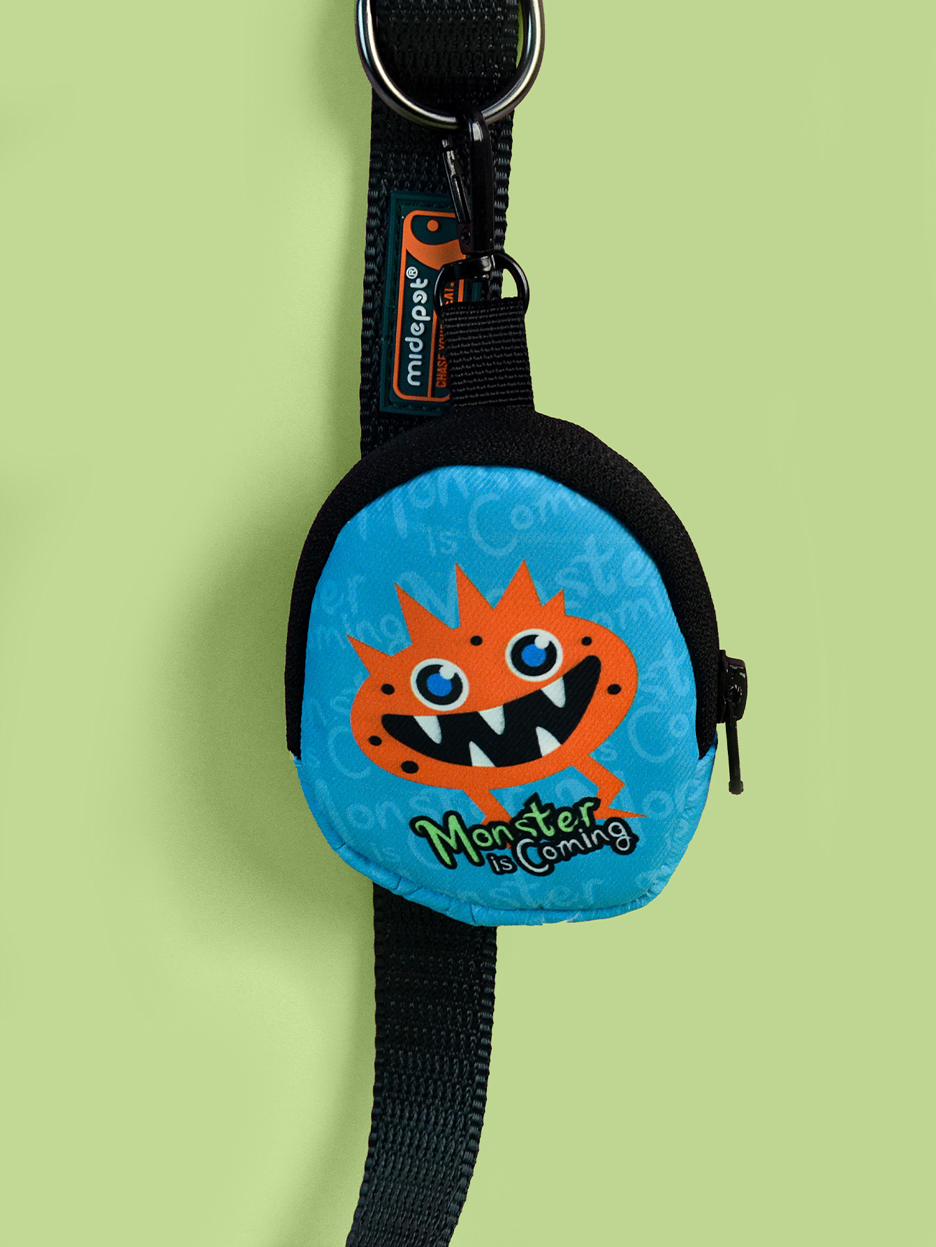 跨境新款万圣节礼物恶搞迷你怪兽款宠物垃圾袋分配器拾便袋收纳包详情6