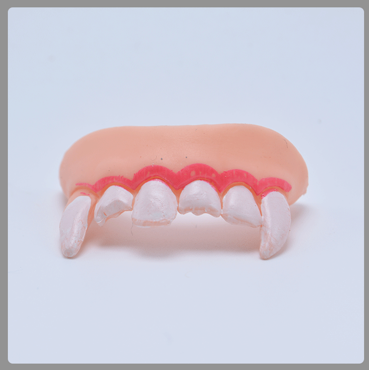 【跨境】亚马逊万圣节道具僵尸假牙 仿真整蛊搞笑牙套龅牙套装详情6